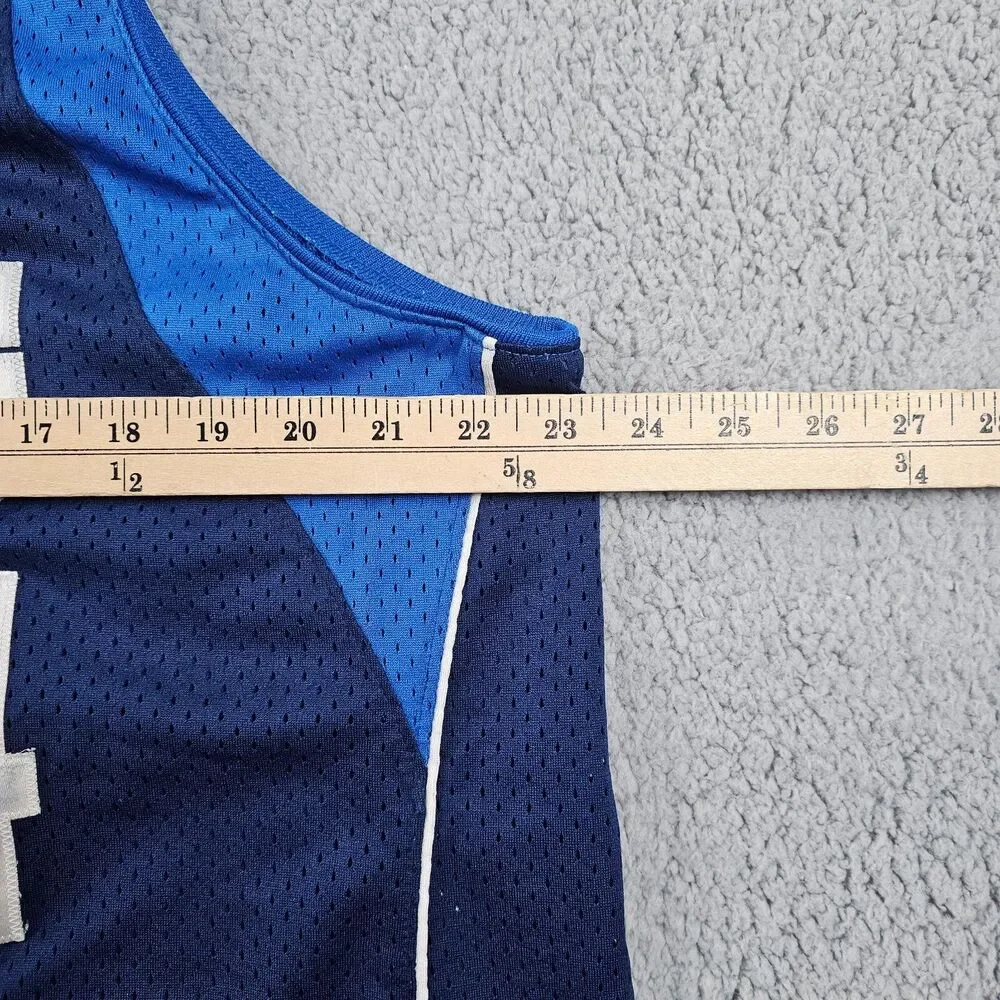 Nike Dallas Mavericks Jersey Mens XL +2 Length Blue Finley #4 NBA Basketball VTG